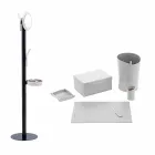 Composition de bureau de design moderne en cuir Made in Italy - Andrea Viadurini