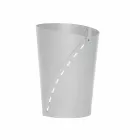 Composition de bureau en cuir régénéré moderne Made in Italy - Meduna Viadurini