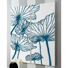 Composition de 2 panneaux représentant des fleurs Made in Italy - Sheryl Viadurini