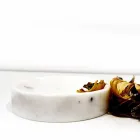 Composition de 3 accessoires de salle de bain en marbre poli Made in Italy - Trevio Viadurini