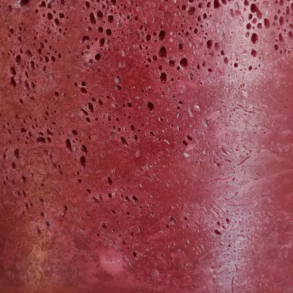 Composition de 3 bougies rondes en cire modernes fabriquées en Italie - Candie Viadurini