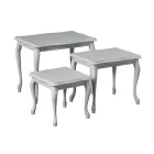 Composition de 3 tables basses de différentes tailles Made in Italy - Mummu Viadurini