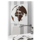 Composition de 4 panneaux représentant le monde Made in Italy - Ciro Viadurini