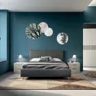 Composition de 4 panneaux ronds réalisés au laser Made in Italy - Maeko Viadurini