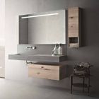 Composition de conception pour les meubles suspendus modernes de salle de bains fabriqués en Italie - Farart2 Viadurini