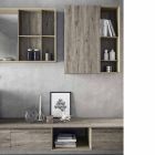 Composition de meubles de salle de bain modernes, design suspendu Made in Italy - Callisi6 Viadurini