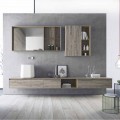 Composition de meubles de salle de bain modernes, design suspendu Made in Italy - Callisi6