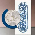 Composition de peintures en bois avec impression abstraite fabriquées en Italie - Brésil Viadurini