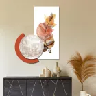 Composition de peintures en bois avec impressions de villes et de branches fabriquées en Italie - Chili Viadurini