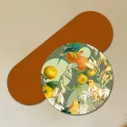 Composition de peintures en bois avec impression de perroquets fabriquées en Italie - Egypte Viadurini