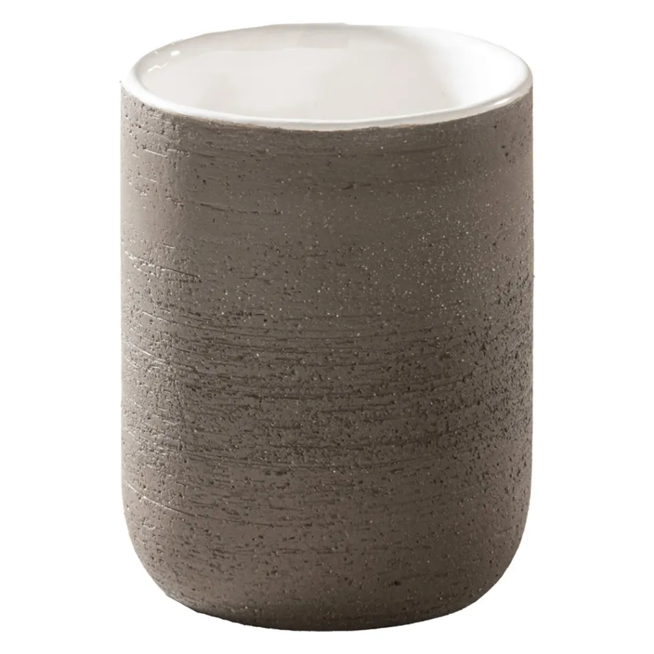 Composition meuble de salle de bain blanc avec miroir et accessoires inclus - Carolie Viadurini