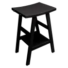 Composition de meuble de salle de bain noir complet avec miroir et accessoires - Maryse Viadurini