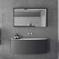 Composition de meubles de salle de bain suspendus au design moderne - Callisi3