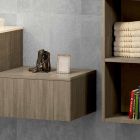 Composition meuble salle de bain en bois made in Italy Forlì Viadurini