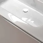 Composition de meubles de salle de bain suspendus en bois design made Italy Gênes Viadurini