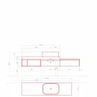 Composition moderne et suspendue de meubles de salle de bain design - Callisi2 Viadurini