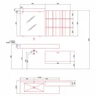 Composition pour salle de bain suspendue et design moderne Made in Italy - Farart9 Viadurini