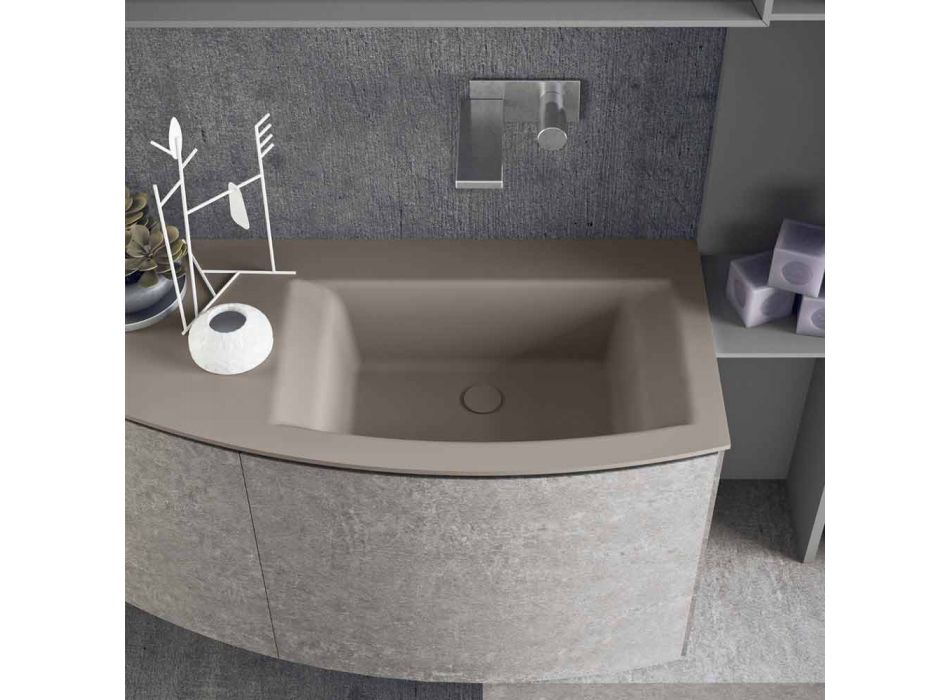Composition de salle de bain, suspension de design italien moderne - Callisi10 Viadurini