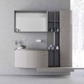 Composition de salle de bain, suspension de design italien moderne - Callisi10