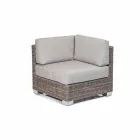 Composition Terrasse extérieure avec structure tissée à la main Rita Viadurini