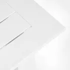 Composition de salon extérieur en aluminium avec coussins en tissu - Yoshi Viadurini