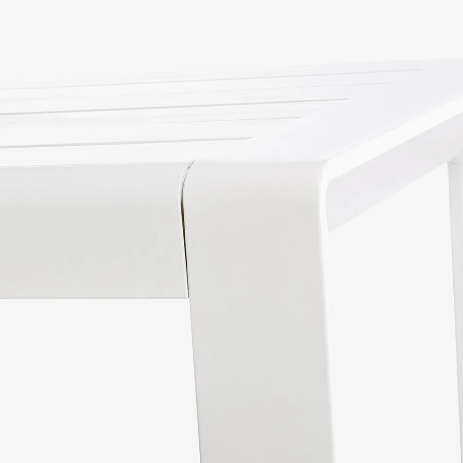 Composition de salon extérieur en aluminium et tissu, Homemotion - Francine Viadurini