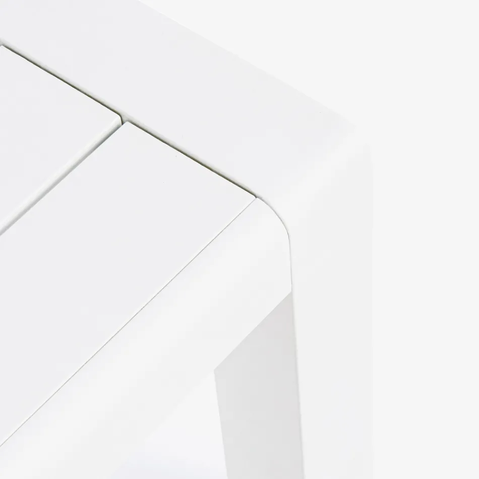 Composition de salon extérieur en aluminium et tissu, Homemotion - Francine Viadurini