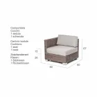 vivant Composition du jardin artisanat Ania, design moderne Viadurini