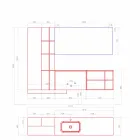 Composition de meubles de salle de bain suspendus avec un design moderne fabriqué en Italie - Callisi15 Viadurini