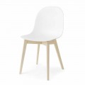 Connubia Calligaris Academy chaise moderne en bois massif, 2 pièces