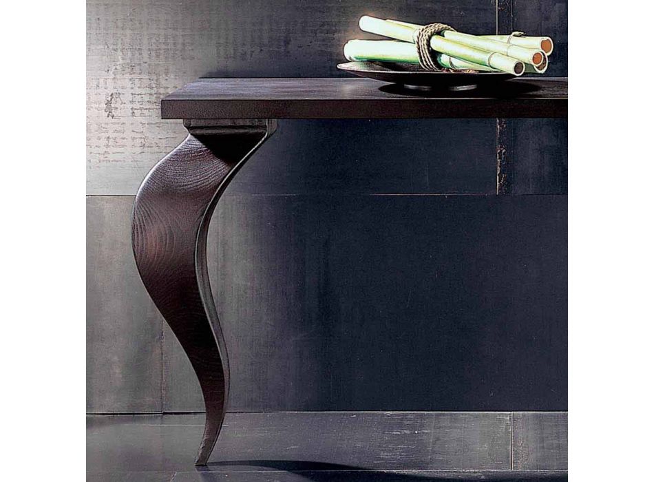 Console design moderne luxe en bois massif, L150xP150cm, Tino Viadurini