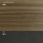 Console Extensible 150 cm en Métal et Mélamine Made in Italy - Flap Viadurini