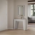 Console extensible jusqu'à 181 cm en essence de mélamine Made in Italy - Castello Viadurini