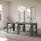 Console extensible jusqu'à 181 cm en panneaux de mélamine Made in Italy - Drago Viadurini