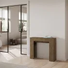 Console extensible jusqu'à 181 cm en panneaux de mélamine Made in Italy - Drago Viadurini