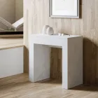 Console Extensible jusqu'à 299 cm avec Extensions Internes Fabriquées en Italie - Sablier Viadurini