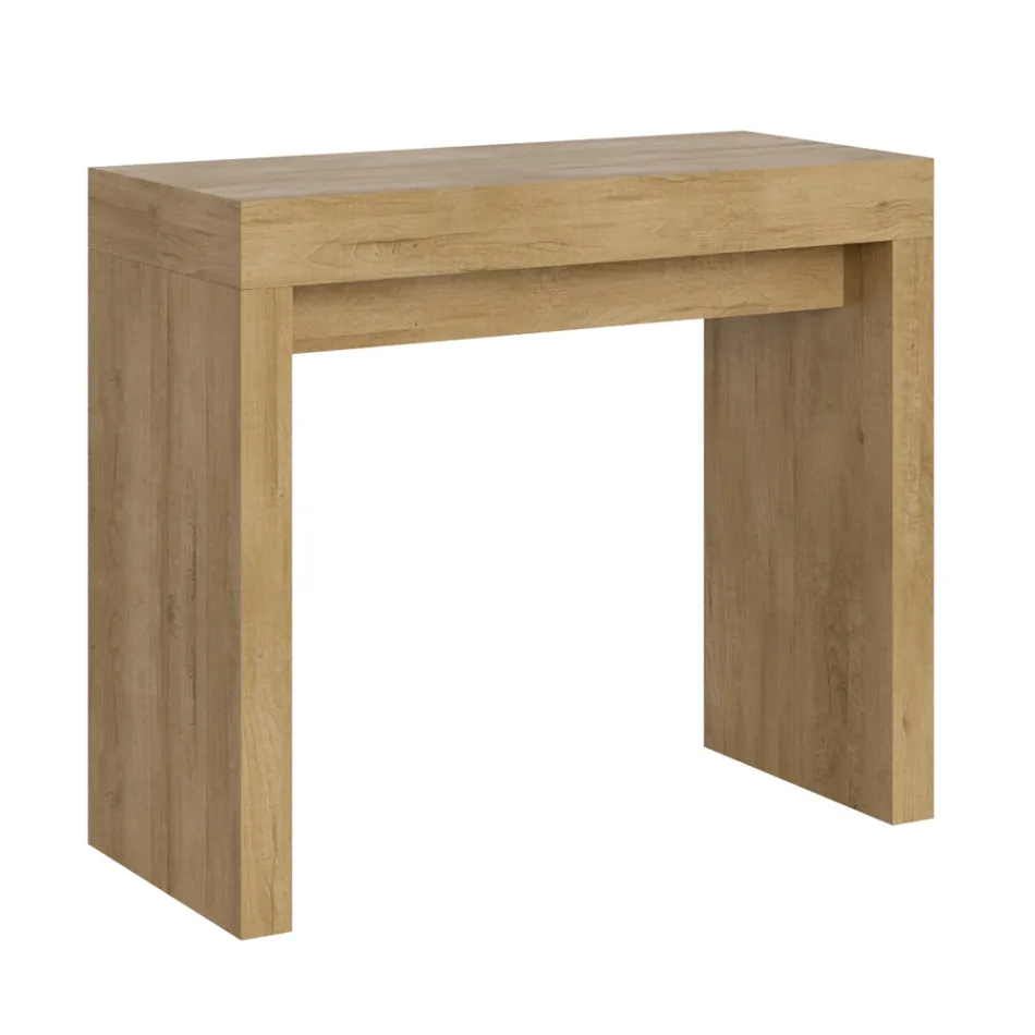 Console extensible jusqu'à 300 cm avec support à 2 pieds fabriquée en Italie - Phantom Viadurini