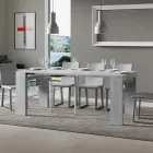 Console extensible jusqu'à 300 cm avec support à 2 pieds fabriquée en Italie - Phantom Viadurini