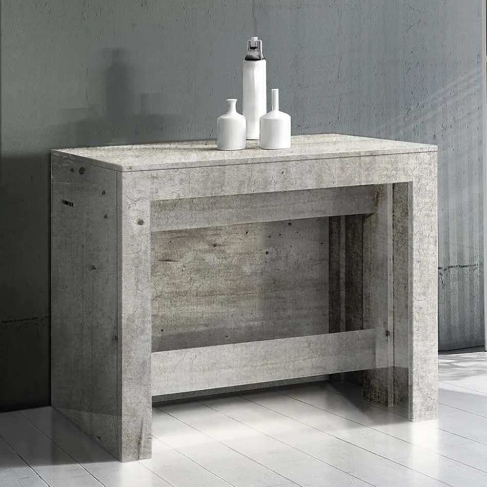 Console extensible à 300 cm de l'entrée ou du salon en bois - Katharina Viadurini