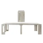 Console extensible à 300 cm de l'entrée ou du salon en bois - Katharina Viadurini