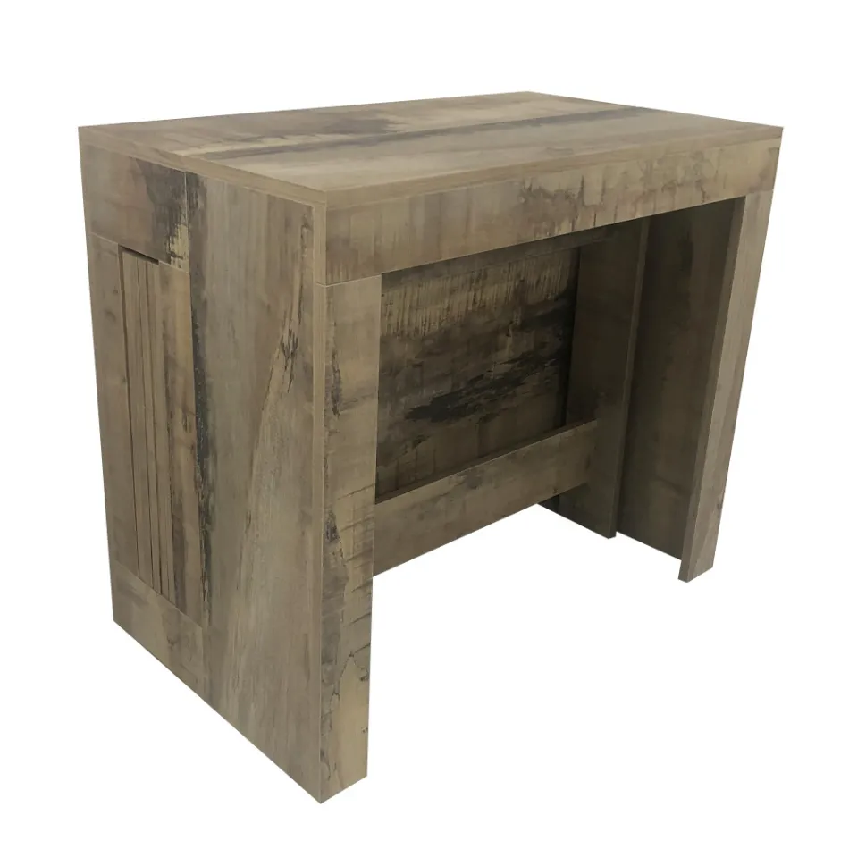 Console extensible à 300 cm de l'entrée ou du salon en bois - Katharina Viadurini