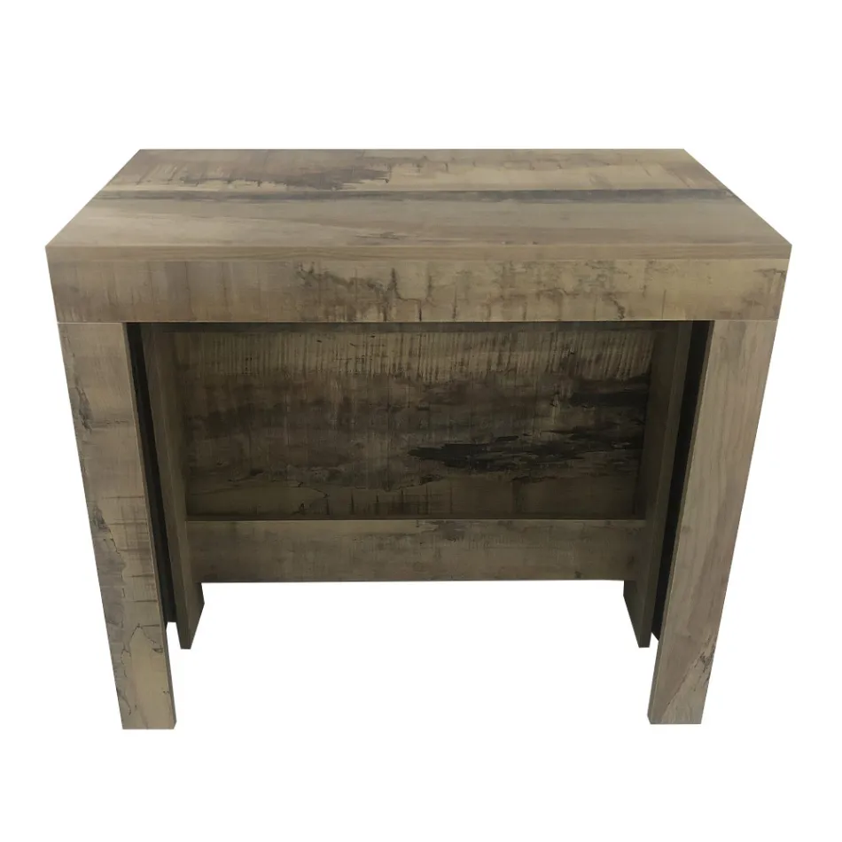 Console extensible à 300 cm de l'entrée ou du salon en bois - Katharina Viadurini