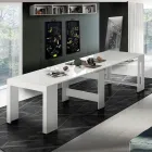 Console extensible à 300 cm de l'entrée ou du salon en bois - Katharina Viadurini