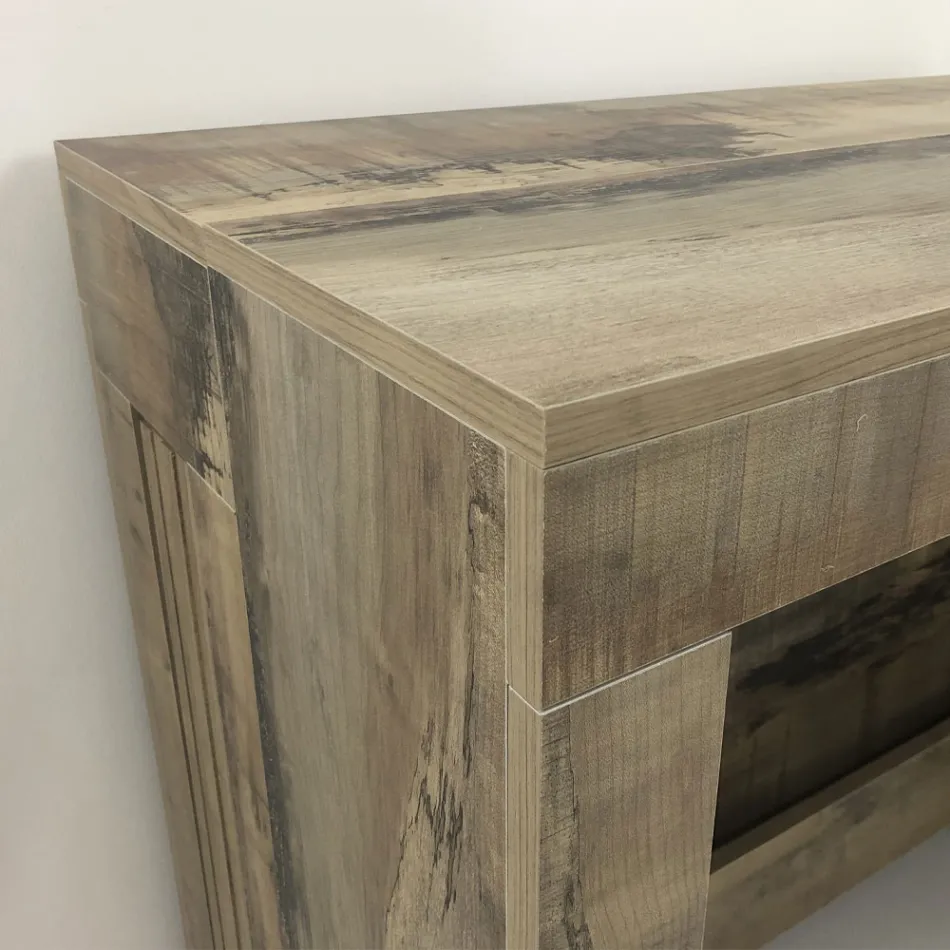 Console extensible à 300 cm de l'entrée ou du salon en bois - Katharina Viadurini