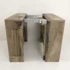 Console extensible à 300 cm de l'entrée ou du salon en bois - Katharina Viadurini