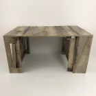 Console extensible à 300 cm de l'entrée ou du salon en bois - Katharina Viadurini