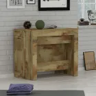 Console extensible à 300 cm de l'entrée ou du salon en bois - Katharina Viadurini