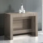 Console extensible à 300 cm de l'entrée ou du salon en bois - Katharina Viadurini