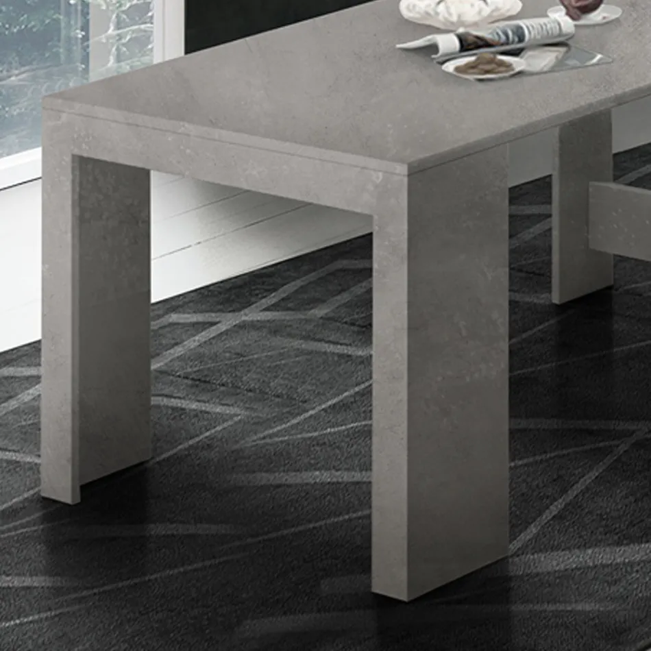 Console extensible à 300 cm de l'entrée ou du salon en bois - Katharina Viadurini