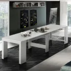 Console extensible à 300 cm de l'entrée ou du salon en bois - Katharina Viadurini